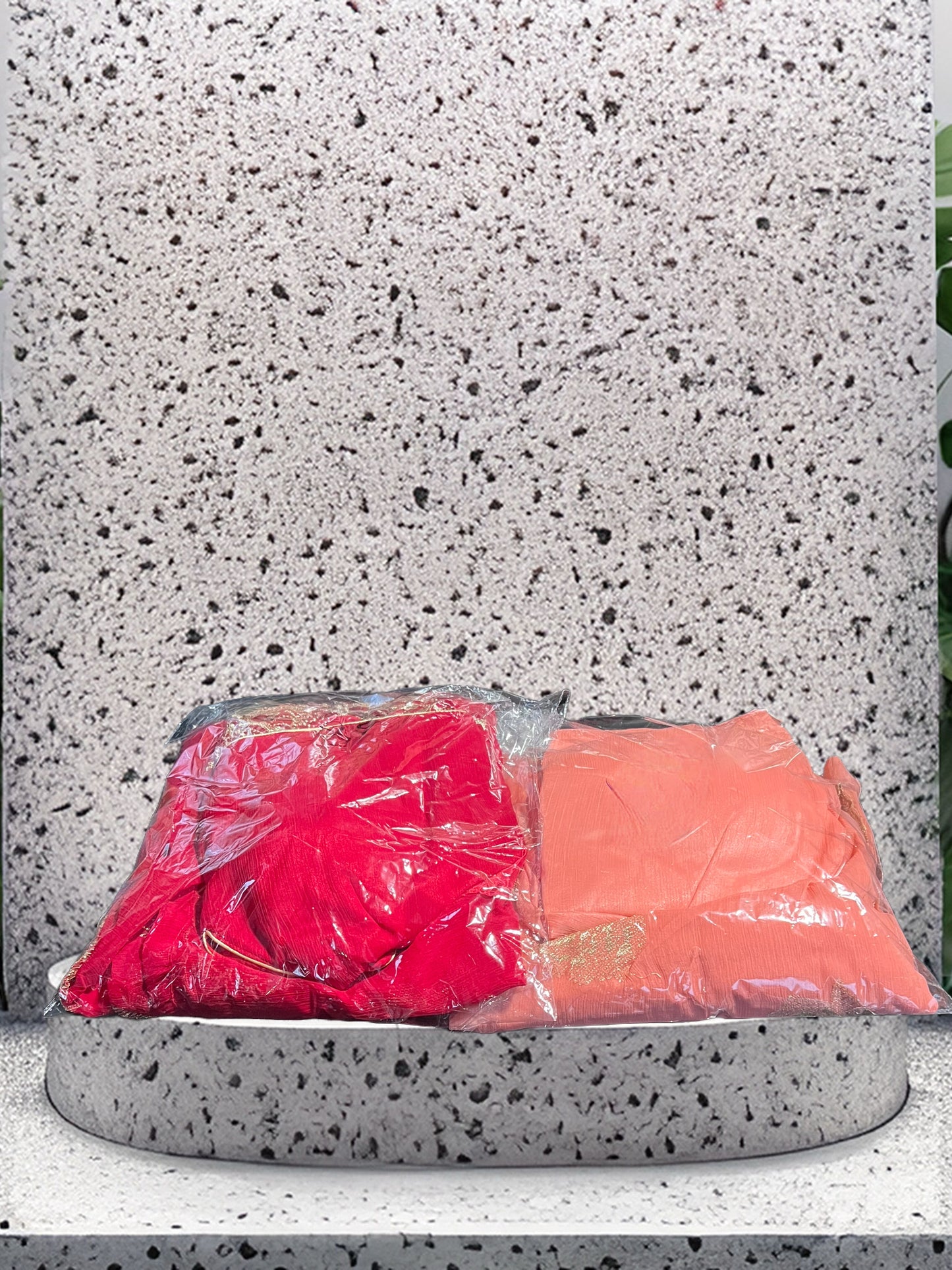 Thread Embroidery Sari with Stitching